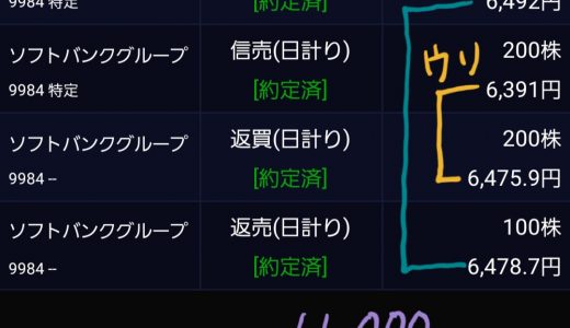 8/18のデイ（とスイング）トレ